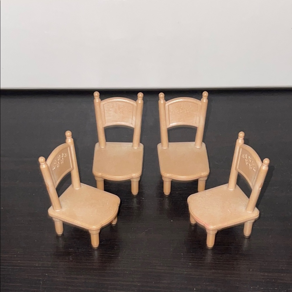 Sylvanian Families Calico Critters Chairs set of 4